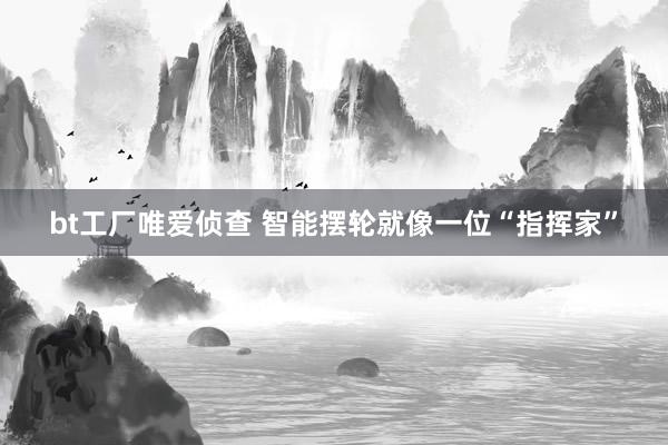 bt工厂唯爱侦查 智能摆轮就像一位“指挥家”